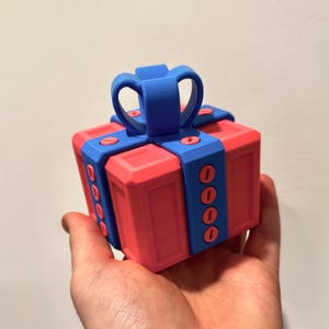 Mini Nervige Geschenk Box || 3D Gedruckt || Geschenkbox || Lästige Box || Miniatur || Mehrfarbiger 3D-Druck || Knebel Geschenk || Geburtstag || Weihnachten || Geschenk