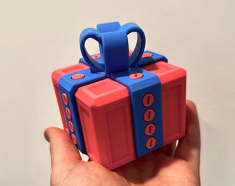Mini Annoying Gift Box || 3D Printed || GiftBox || Annoying Box || Mini || MultiColour 3D Print || Gag Gift || Birthday || Christmas || Gift