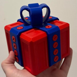Coffret cadeau agaçant || Imprimé en 3D || Coffret cadeau || Boîte ennuyeuse || Présent || Impression 3D multicolore || Cadeau bâillon || Cadeau || Anniversaire || Noël