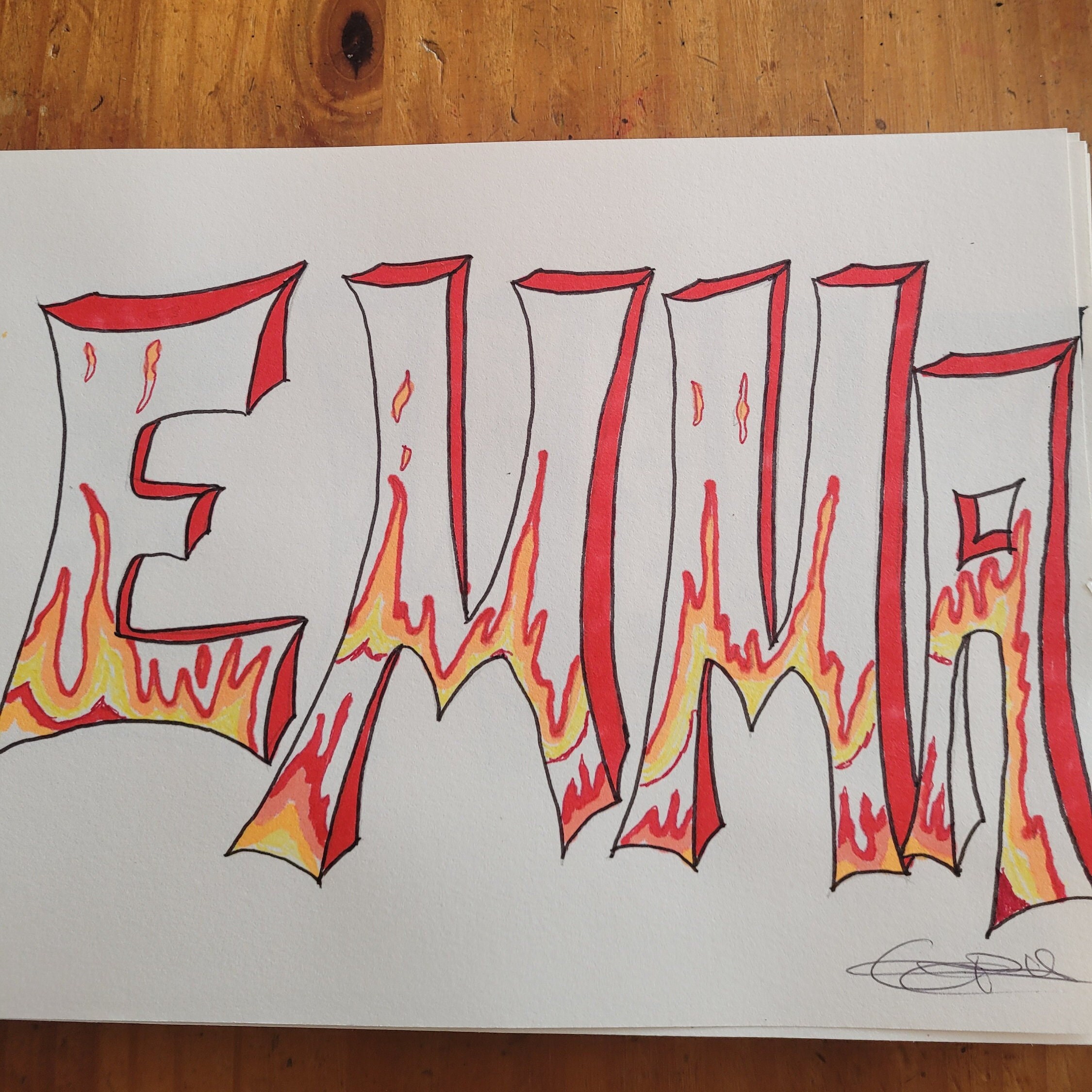 Graffiti Prénom à Imprimer Gratuit Graffiti prénom - Etsy France