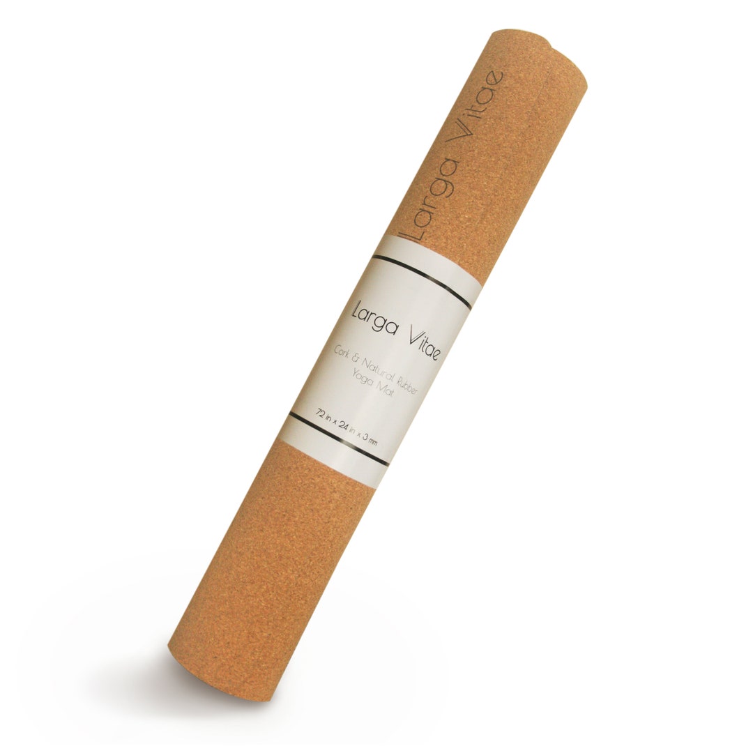 Ecofriendly 100 Allnatural Cork & Rubber Yoga Mat for Etsy
