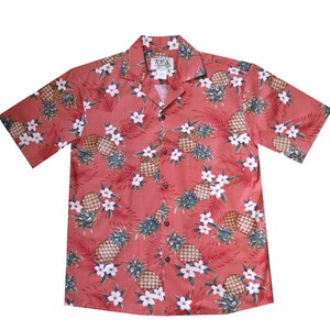 Pineapple Aloha Shirt | Hawaiian Aloha Shirt | Holiday Shirt for men | Aloha shirt make in Hawaii