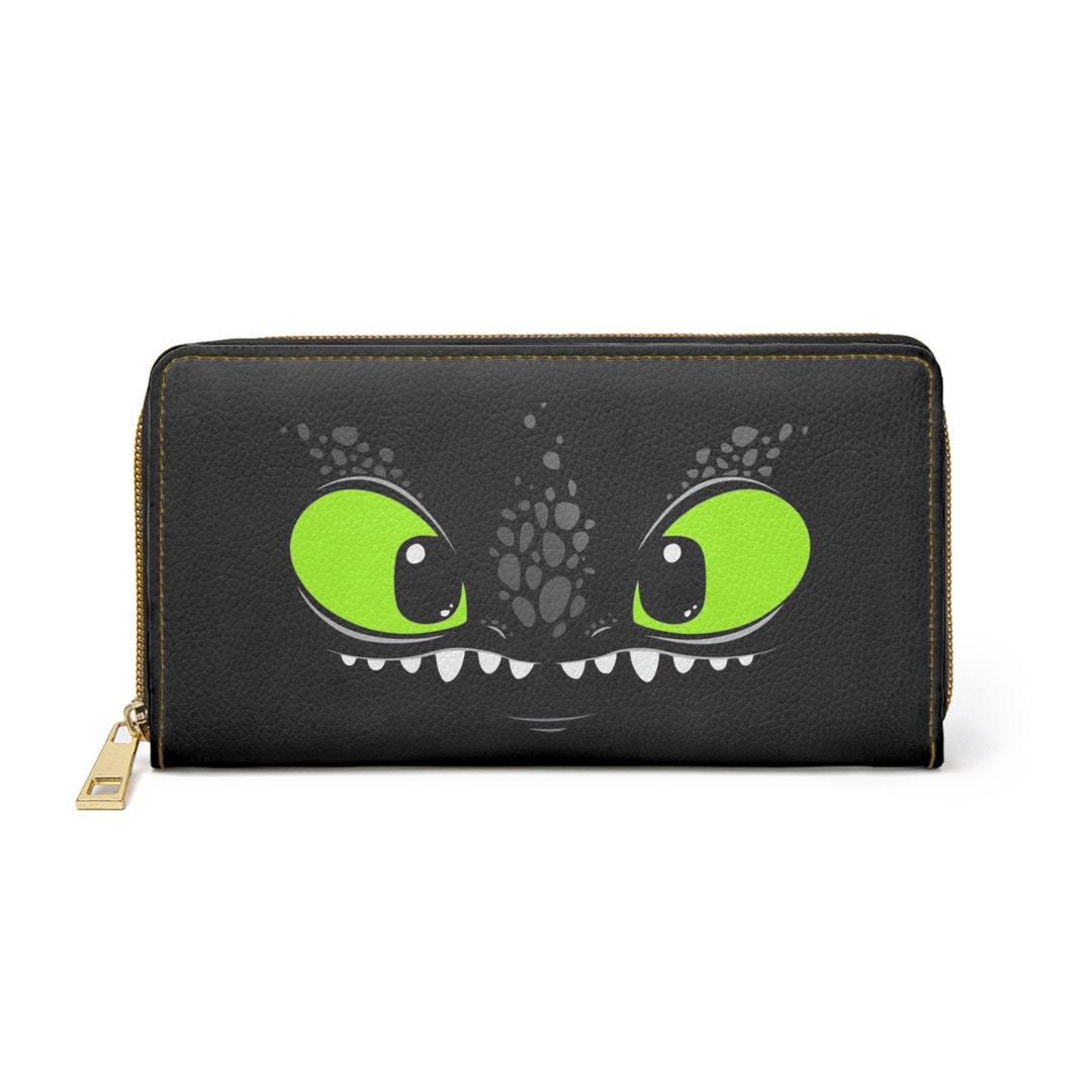 Toothless Eyes How to Train Your Dragon Zipper Wallet - Etsy