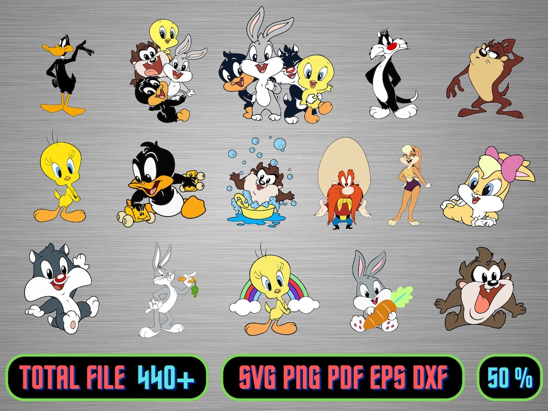 440 Looney Tunes Files Looney Tunes SVG Looney Tunes Etsy