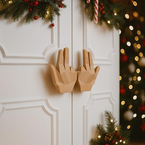 Poignées de porte JUL idée cadeau de Noël drôle et originale ! Poignées hommage à Marseille et au rappeur - Poignées DIY