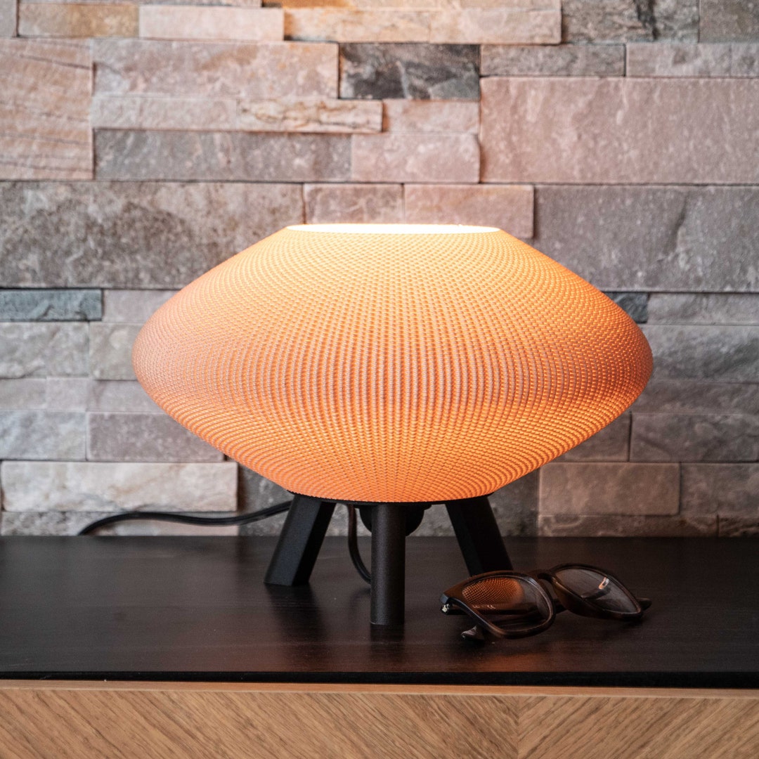 Living Room Lamp Harmony Inspired Woven Wood Handcrafted Eco