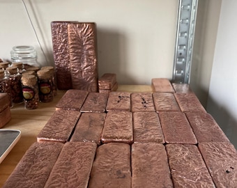 Pure Copper Bar: 99.99 Copper Ingot, ~1.15 lbs, 500g-530g