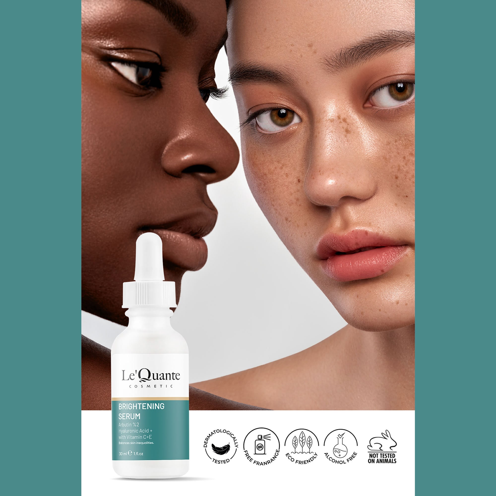 Hyaluronic Acid Vitamin C E Brightening Serum Face Serum Etsy