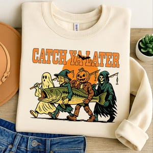 Halloween Catch Ya Later Fishing PNG – Patriotic fishing Lure Clipart for Sublimation, Funny Design, Outdoor Fisherman PNG for Dad Shirt