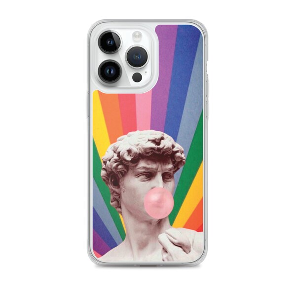 Clear Greek Statue Phone Case Etsy