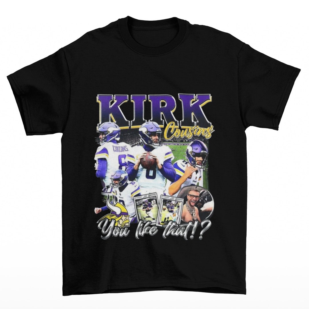 Kirk Cousins Vintage Football Bootleg Tshirt Football Lover Etsy