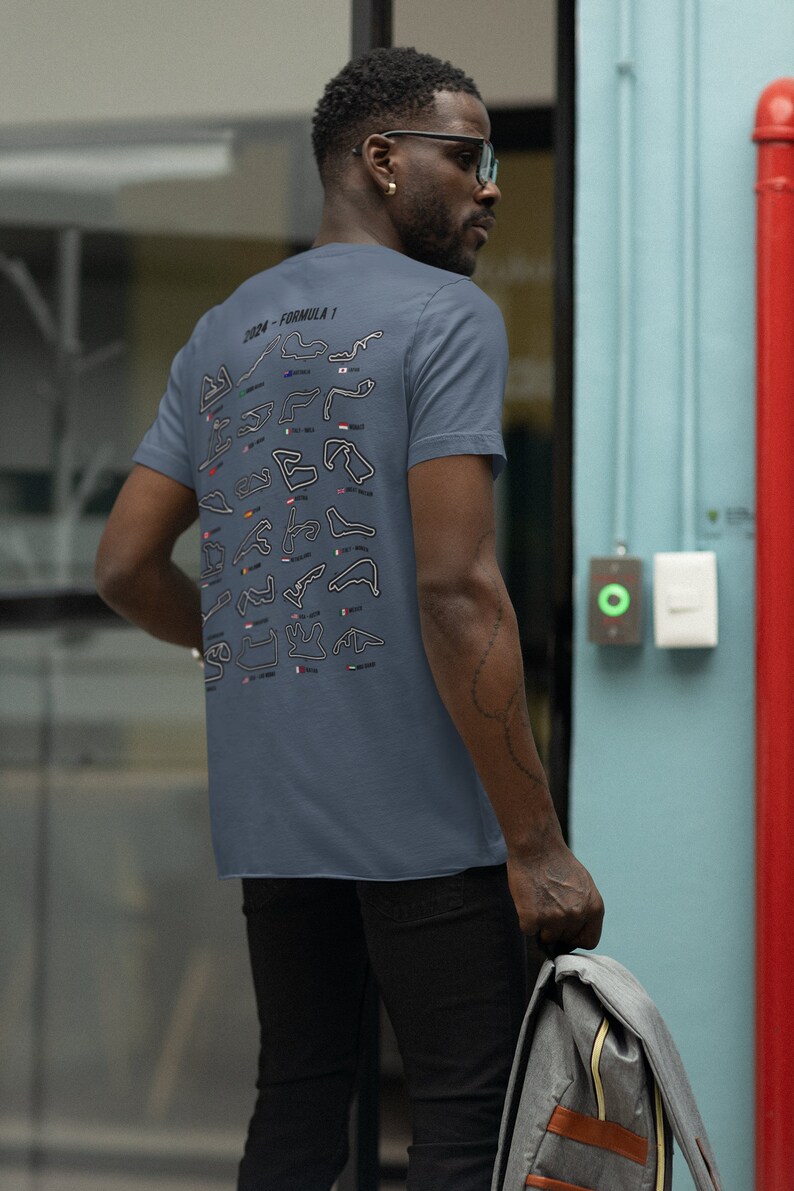 Formula 1, 2024 Calendar, Formula One 2024 Calendar Tshirt, Formula 1
