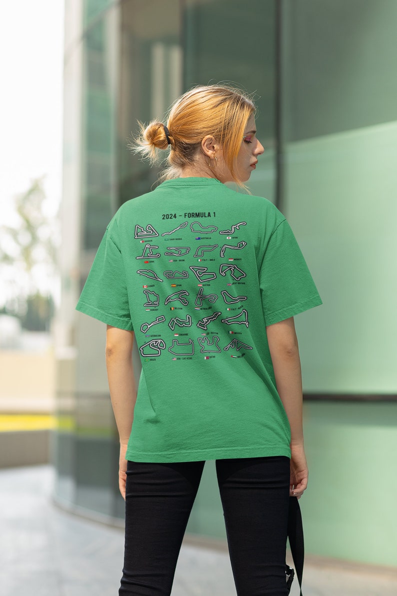 Formula 1, 2024 Calendar, Formula One 2024 Calendar Tshirt, Formula 1