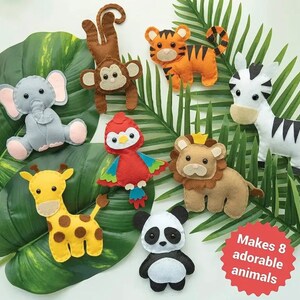 DIY Art Craft - Kit de costura para niños Animales del bosque