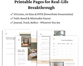Faith-Based Declutter Mini Course | Christian ADHD Mom Planner | Scripture Home Organization Workbook | Printable + Canva