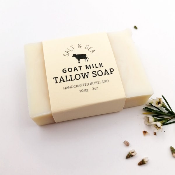 GOATS MILK TALLOW Soap | Organic Beef Tallow | Grass-Fed | Irish Made