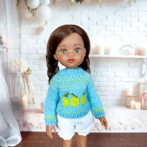 Citroentrui voor Paola Reina-pop 13 inch: past op Ruby Red Siblies- en Little Darling-poppen