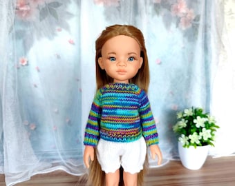 Vändbar tröja till Paola Reina-docka 33 cm