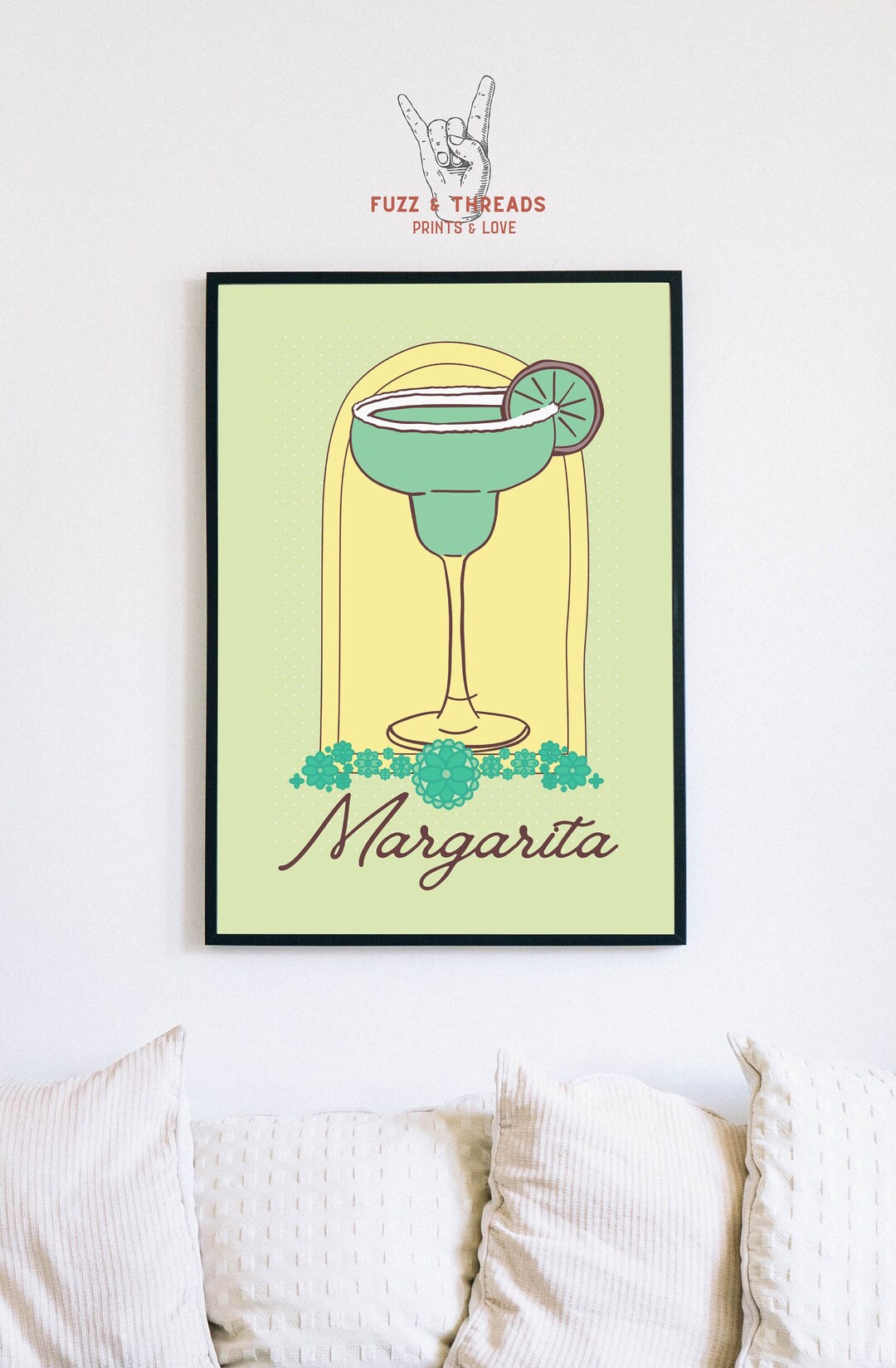 Margarita Cocktail Print Margarita Print Margarita Poster Wall - Etsy