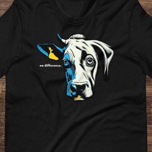 No Difference, vegan shirt, vegan and vegetarian activism, animal rights, gift