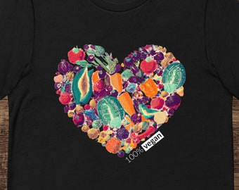 Camiseta 100% vegana, camiseta vegana, estilo de vida basado en plantas, regalo vegano, camiseta vegetal, conciencia vegana, estilo vegano