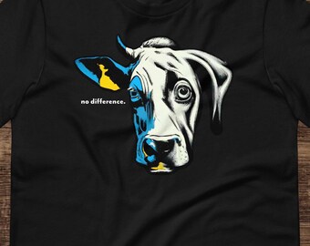 No Difference, camisa vegana, activismo vegano y vegetariano, derechos de los animales, regalo