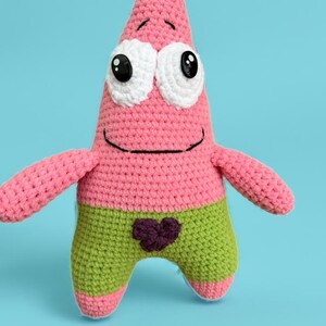 Amigurumi Pink Starfish Crochet Pattern PDF | Cute Cartoon Star Plush Tutorial | Easy Amigurumi PDF Instant Download