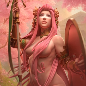 Aphrodite Statue 3D Printed | Resin Figure | Gift For Gamer | Handmade Gift | Hand Painted