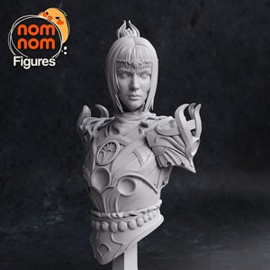 Shadowheart Bust 3D Printed | Gift For Gamer | Handmade Gift | BG3 Figure | DND | Hand Painted