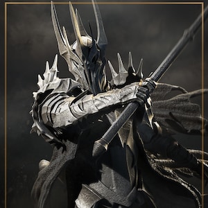 Sauron Statue 3D Printed | Gift For Gamer | Handmade Gift | Resin Figure | Hand Painted