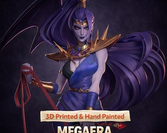 Megaera Statue 3D Gedruckt | Geschenk für Gamer | Resin Figur | Handgefertigtes Geschenk | Handbemalt | Griechische Mythologie