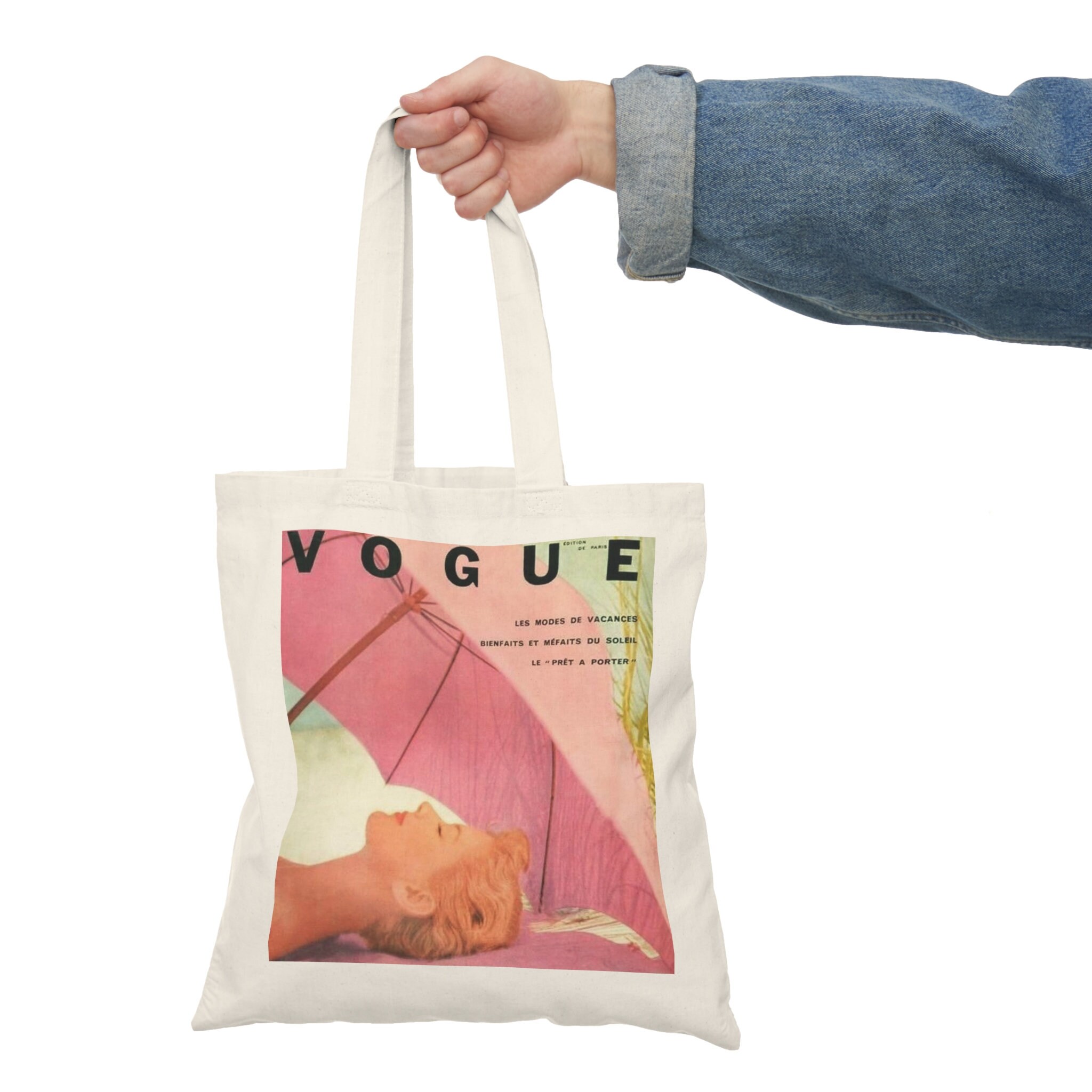Vogue magazine tote bag shop