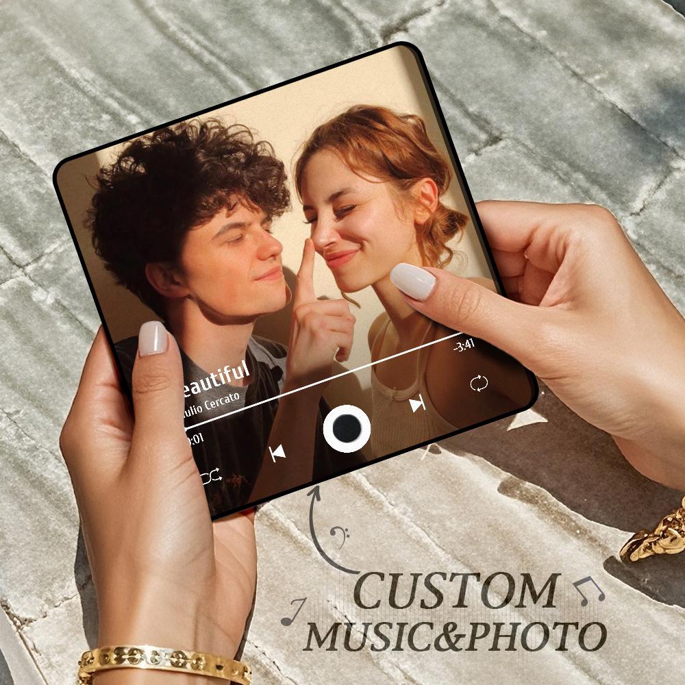 🎄BUY 2 FREE SHIPPING🎄Personalized Photo Music Fridge Magnet | Play Your Favorite Song | Romantic Gift for Him  |  Gift for Her | Music Magnet | Custom Home Decor
