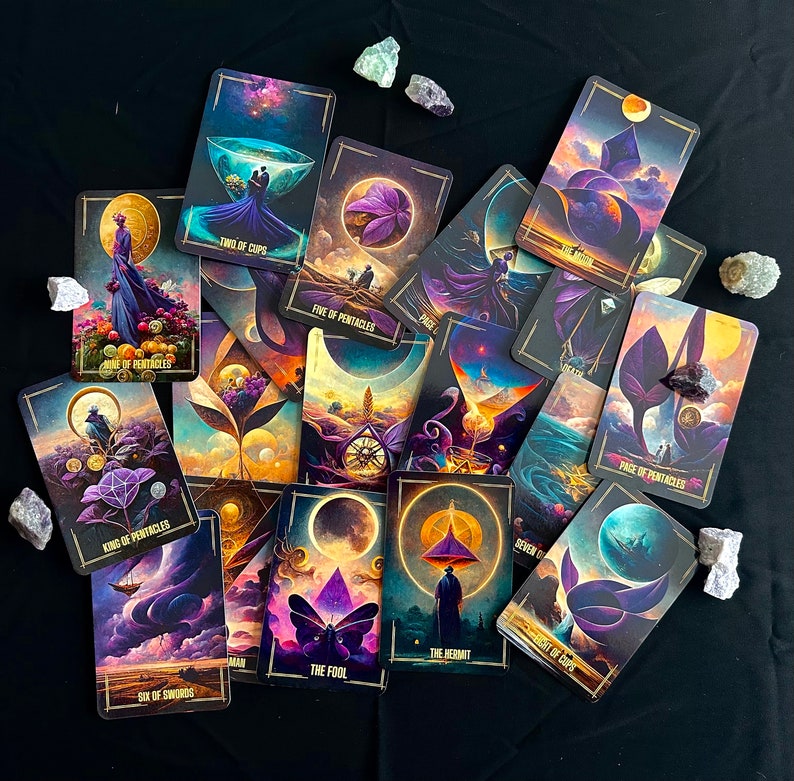 Tarot Deck, 78 Tarot Cards, Tarot Deck Guidebook, Tarot, Oracle Deck