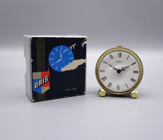RARE Vintage ORIS Swiss Travel Alarm Clock in Original Box the Clock and Alarm is Working. Travel Alarm Clock Made in Switzerland in 40 60s Etsy Canada