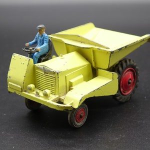 Vintage DINKY TOYS No 562 Muir Hill Dump Truck Yellow Dinky Classic from 1949-63 Made in England Meccano LTD