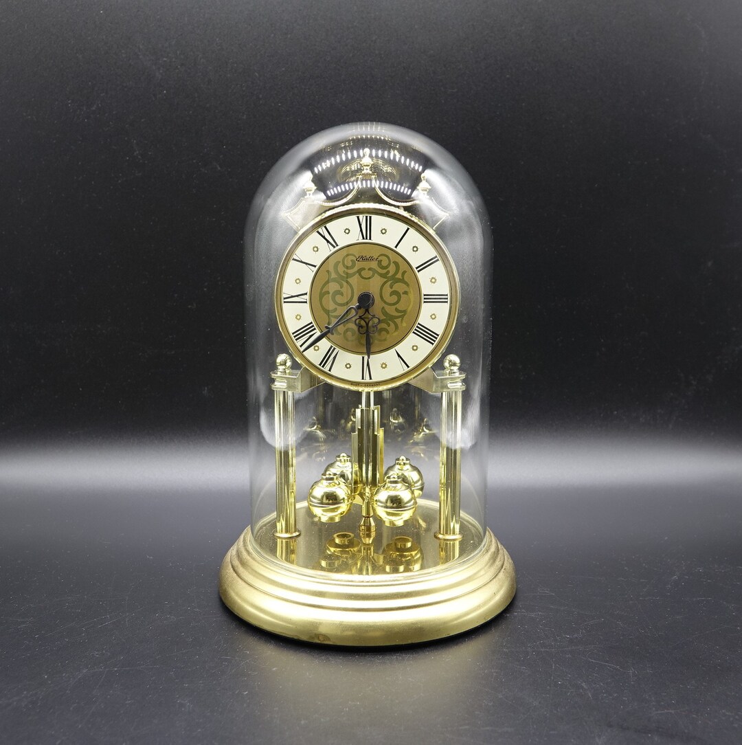 Vintage HALLER Anniversary Clock. Beautiful Year Clock in Gold Etsy