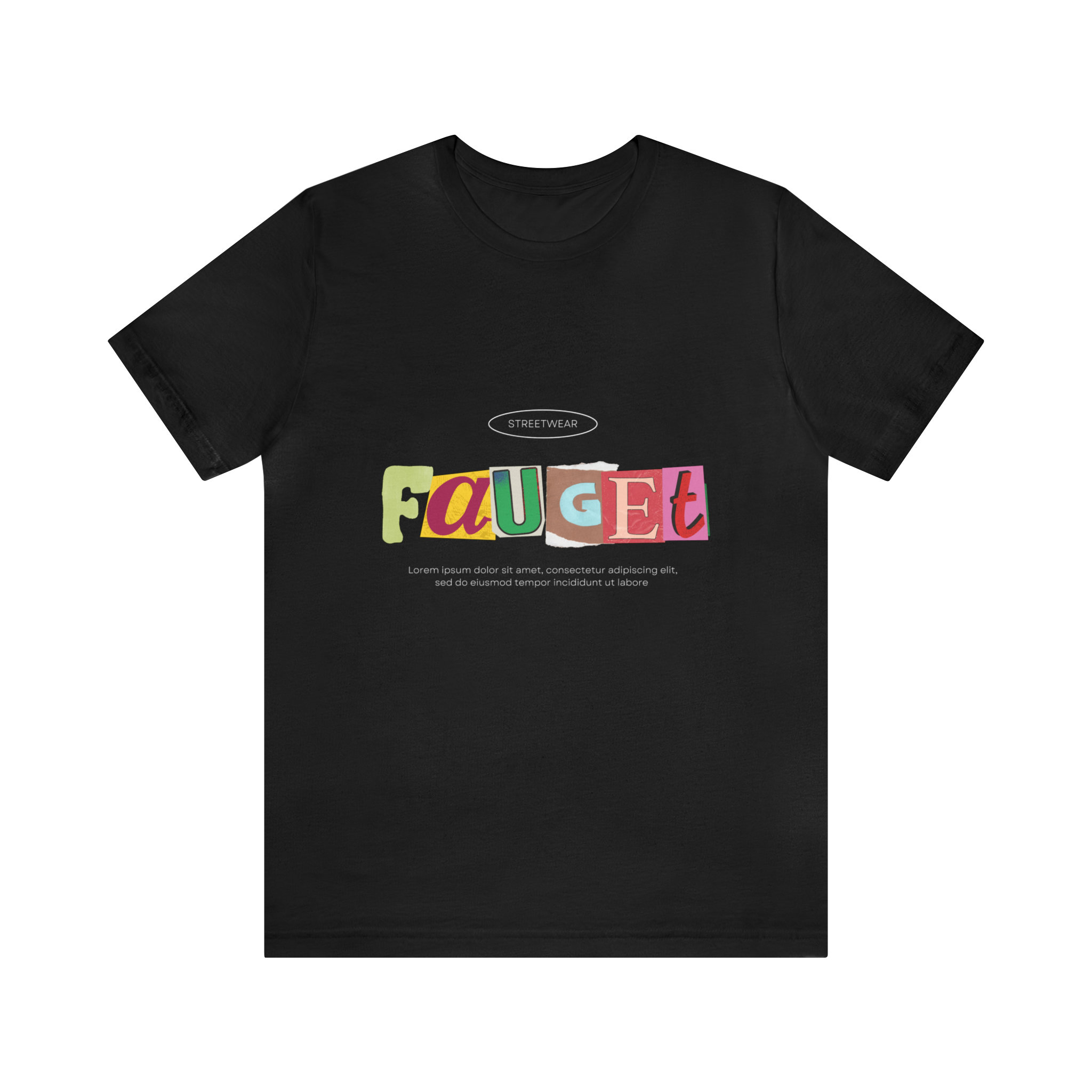 FAUGET Streetwear Short Sleeve Tee - Etsy