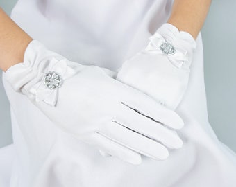Communion Gloves White DOR-K10
