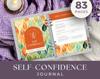 Self Confidence Journal, INSTANT DOWNLOAD, Self Esteem Workbook, Self Esteem Journal, Confidence Boosting Prompts, Personal Development Tool