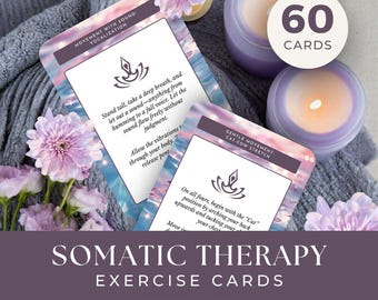 Schede di esercizi di terapia somatica, DOWNLOAD IMMEDIATO, Regolazione del sistema nervoso, Abilità di coping per l'ansia, Strumenti di guarigione del trauma, Terapia PTSD