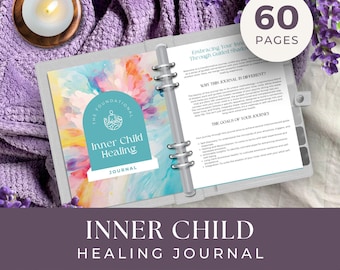 Inner Child Healing Journal, DIRECT DOWNLOADEN, geleide instructies voor zelfontdekking en emotionele genezing, innerlijke kindtherapie, traumawerkboek