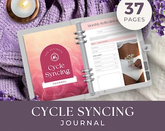 Zyklus Journal, SOFORTIGER DOWNLOAD, Zyklus Kalender, Period Tracker, Perioden Journal, PDF, Menstruations Journal, Menstruationsplaner