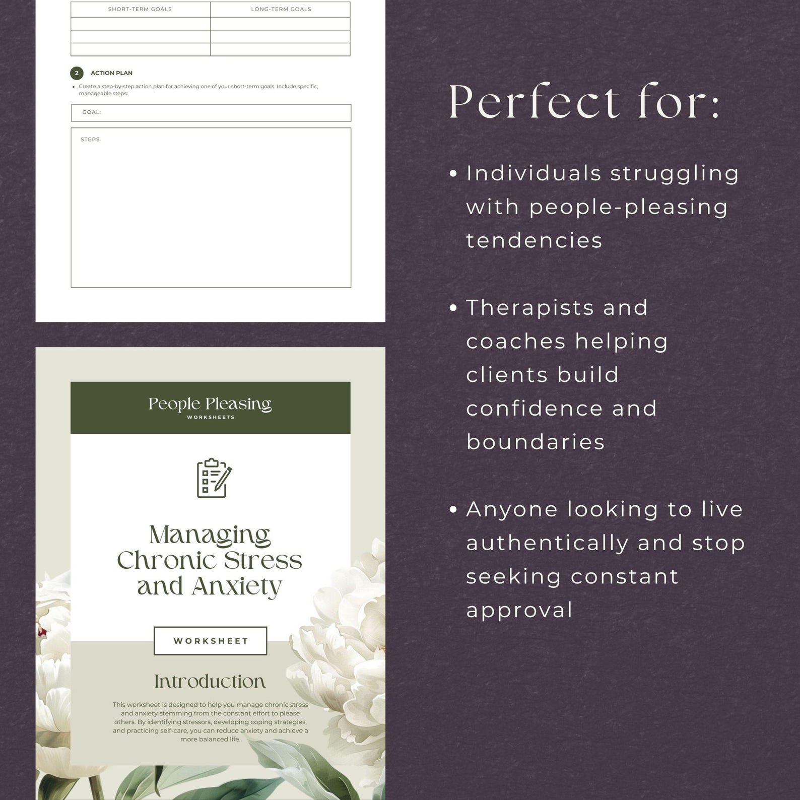 People Pleasing Worksheets, INSTANT DOWNLOAD, Boundary Setting for ...