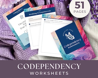 Werkbladen codependency overwinnen, DIRECT DOWNLOADEN, werkboek codependency, therapiehulpmiddelen, relatietherapie, hechtingsstijl, zelfhulphulpmiddelen