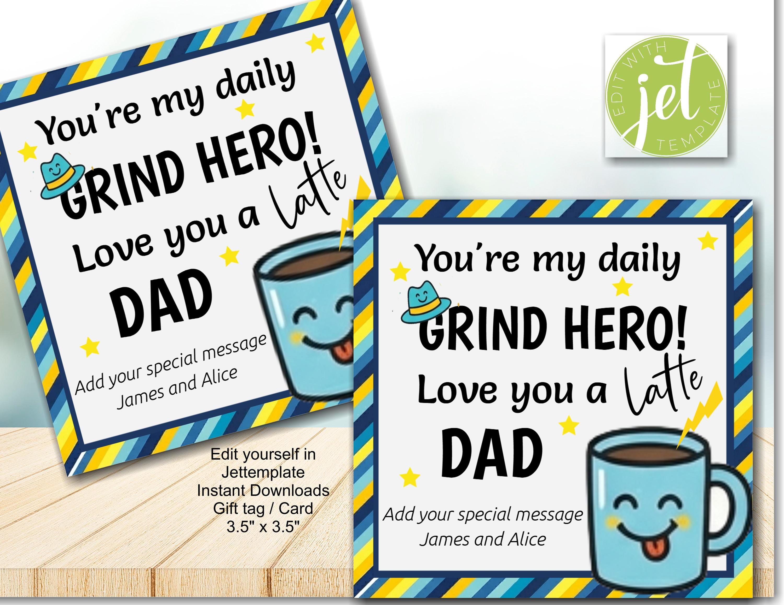 Editable Father's Day Gift Tags Printable Funny Punny Dad Tags…
