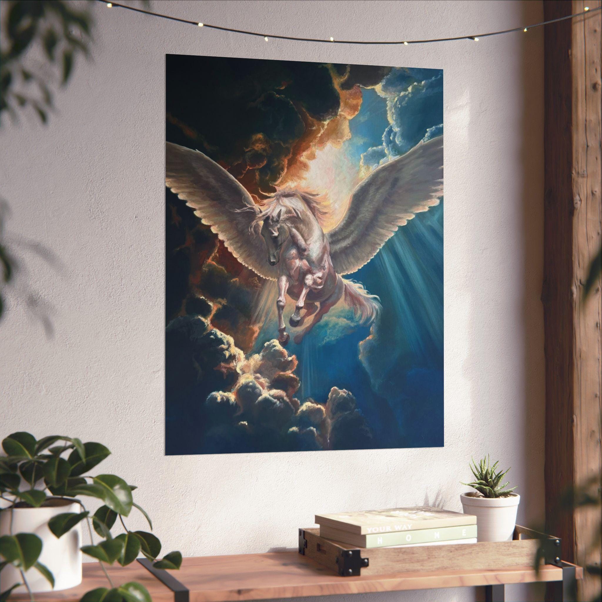 Pegasus Painting - Etsy