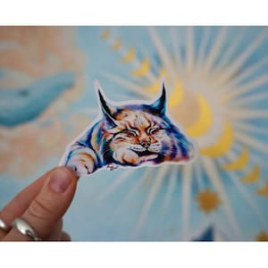 Lynx Sticker // Animal Sticker // Cute Animals // Vinyl Sticker // Art Sticker