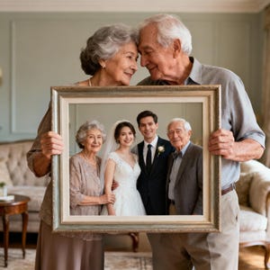 Realistic Merge of Different Photos - Photo Merge - Add Deceased Loved One to Photo - Custom Memorial Wedding Photo Merge - Memorial Photos
