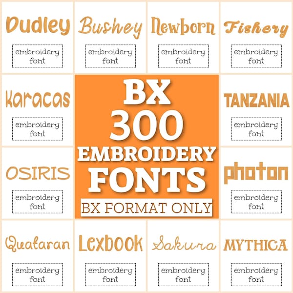 300 BX embroidery fonts, BX fonts bundle, machine embroidery fonts in BX format, embroidery alphabet, fonts for embroidery, letters monogram